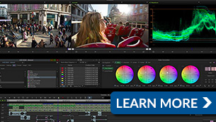professional offline and online editing, color correction, audio post production and visual effects all in one tool