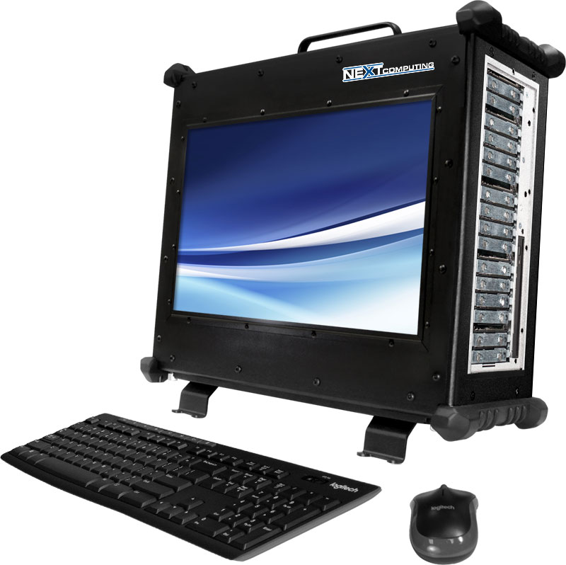 Rugged portable computer, portable workstation, portable server